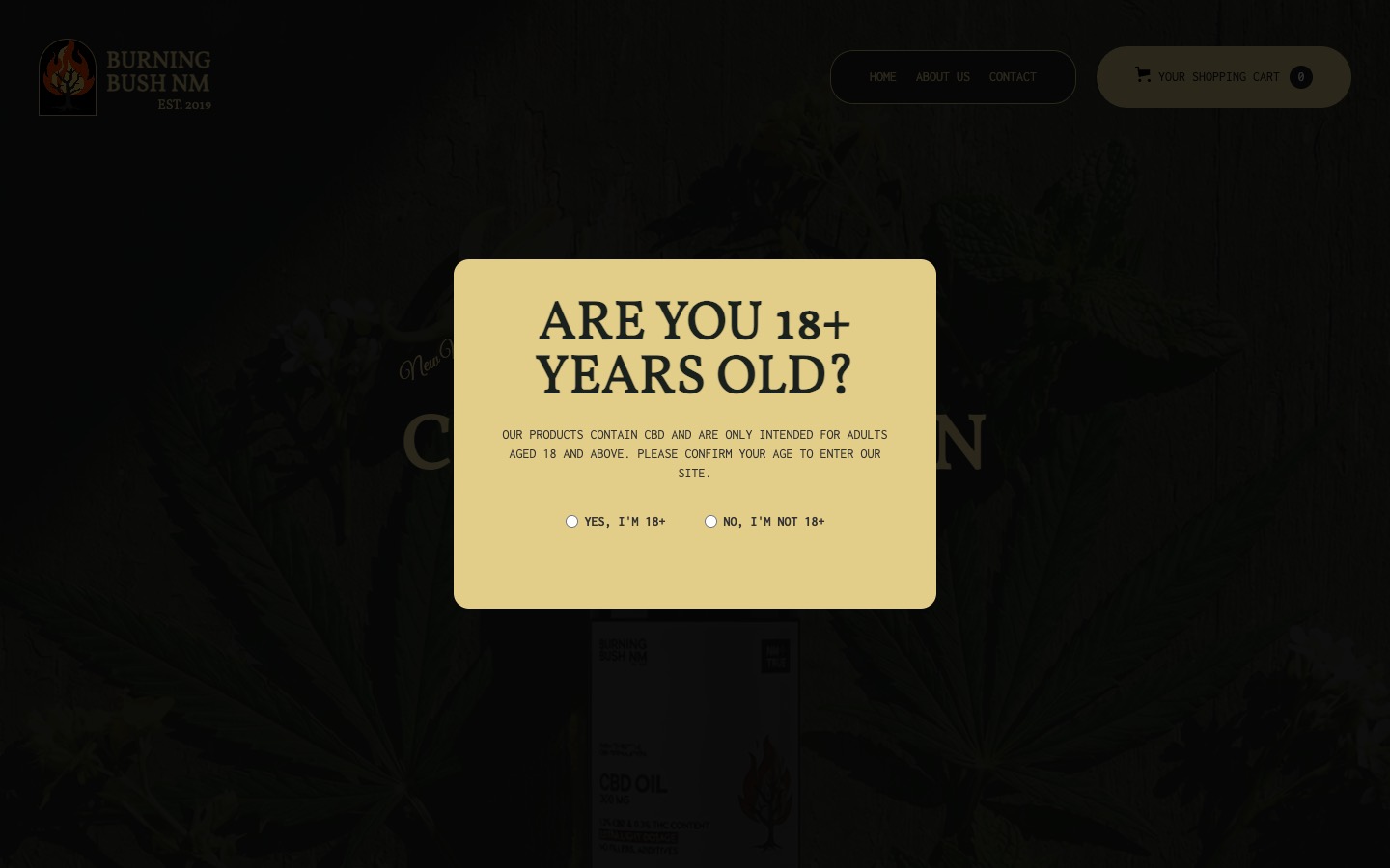 The current homepage